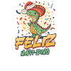 Dinosaur Christmas Feliz Navi-Dino