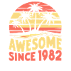 Awesome Since 1982 Birthday