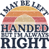 Funny saying for left-handers