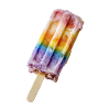 Eis am Stil Regenbogen