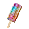 Eis am Stil Regenbogen