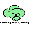 Koala Ty über Mengendesigns