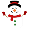 Happy snowman