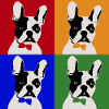 French Bulldog Art Motif