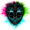Party Mask, Turquoise