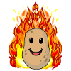 Vegetables Potato Potatoes fiery hot