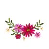 Peacock With Flowers
