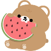 Ours brun Pastèque