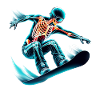 Skeleton Snowboarder Adventure