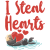 Loutre Saint-Valentin je vole