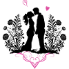 Kissing Lovers Valentine's Day Love