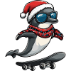 Dolphin Christmas Funny
