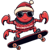 Crab Crab Christmas Funny