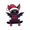 Bat Christmas Funny