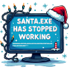 Funny Santa.exe Christmas design