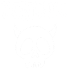 White Demonic Skull