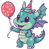 Dragon Birthday Comic Cute