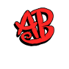 Graffiti Initials AB