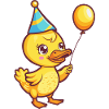 Duck Birthday Comic Cute
