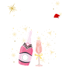 Weihnachten Prosecco