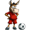 Footballer Donkey