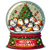 Meowy Christmas Snow Globe