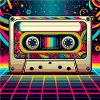 Retro cassette vibes
