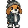 Beagle Dog Cartoon