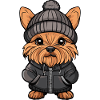 Yorkshire Terrier Dog Cartoon