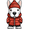 Bull Terrier Dog Cartoon