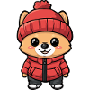 Pomeranian Dog Cartoon Pomeranian
