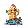 Peanut Seafarer Santa Claus Ahoy