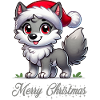 Wolf Merry Christmas
