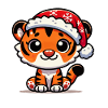 Tiger Christmas