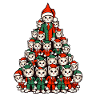 Christmas Christmas Tree Cats