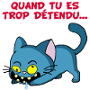 Chat manga détendu