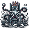 Kraken King on the Throne