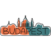 Breloque Budapest Skyline