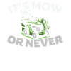 Lawn mower mowing