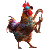Rooster Harp