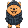 Chow Chow Dog Cartoon