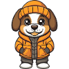 Saint Bernard Dog Cartoon
