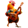 Rooster Ukulele