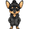 Pinscher Dog Cartoon