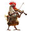 Rooster Violin