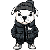 Dogo Argentino Dog Cartoon