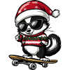 Skunk Christmas Funny