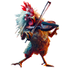 Rooster Violin