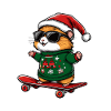 Hamster Christmas Funny