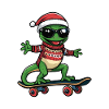 Lizard Christmas Funny